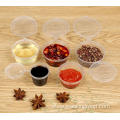 Disposable sealed plastic storage sauce box